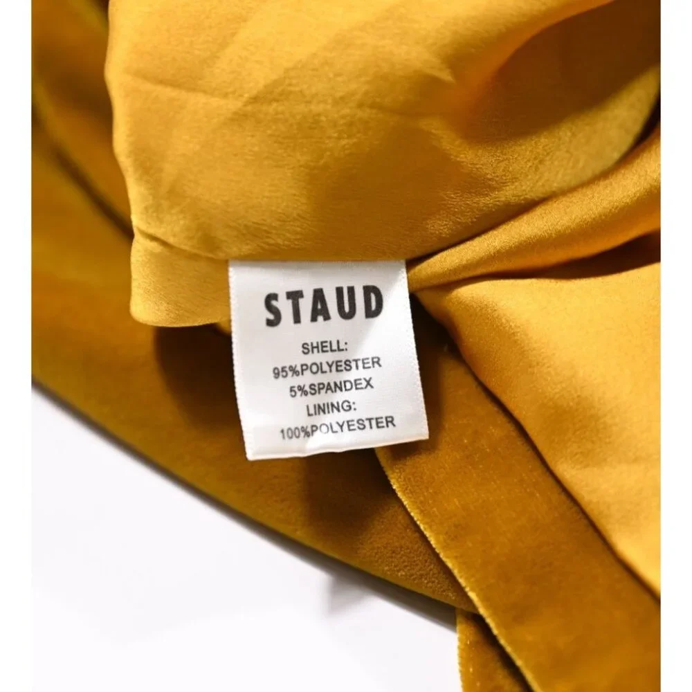 Staud Velvet Blazer Jacket in Butterscotch - Picture 5 of 6